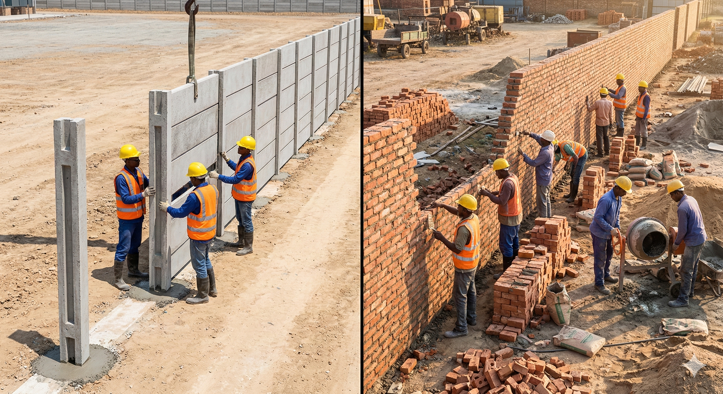 Pagar Panel Beton vs Bata Konvensional: Mana yang Lebih Hemat dan Kuat?