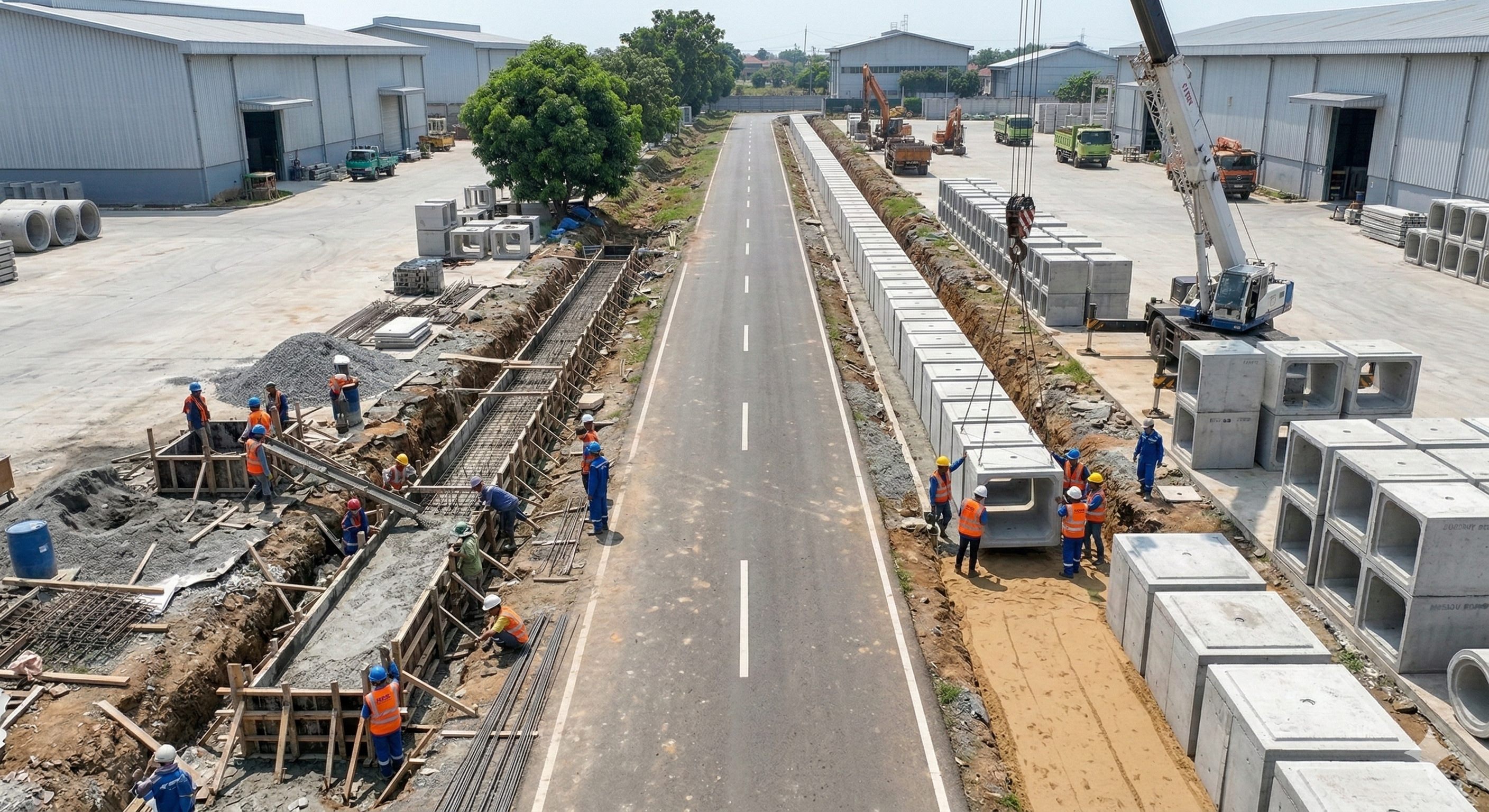 Harga Pipa RCP Beton Bertulang 2026: Solusi Gorong-Gorong Drainase Masif