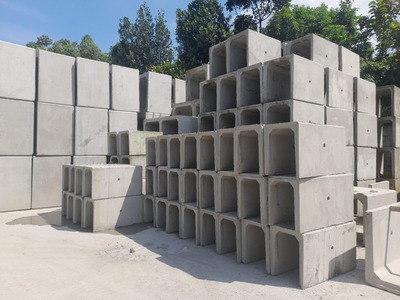 U-Ditch Beton Precast SNI ukuran 30x30 sampai 80x80 cm - Aneka Macam Beton Bogor